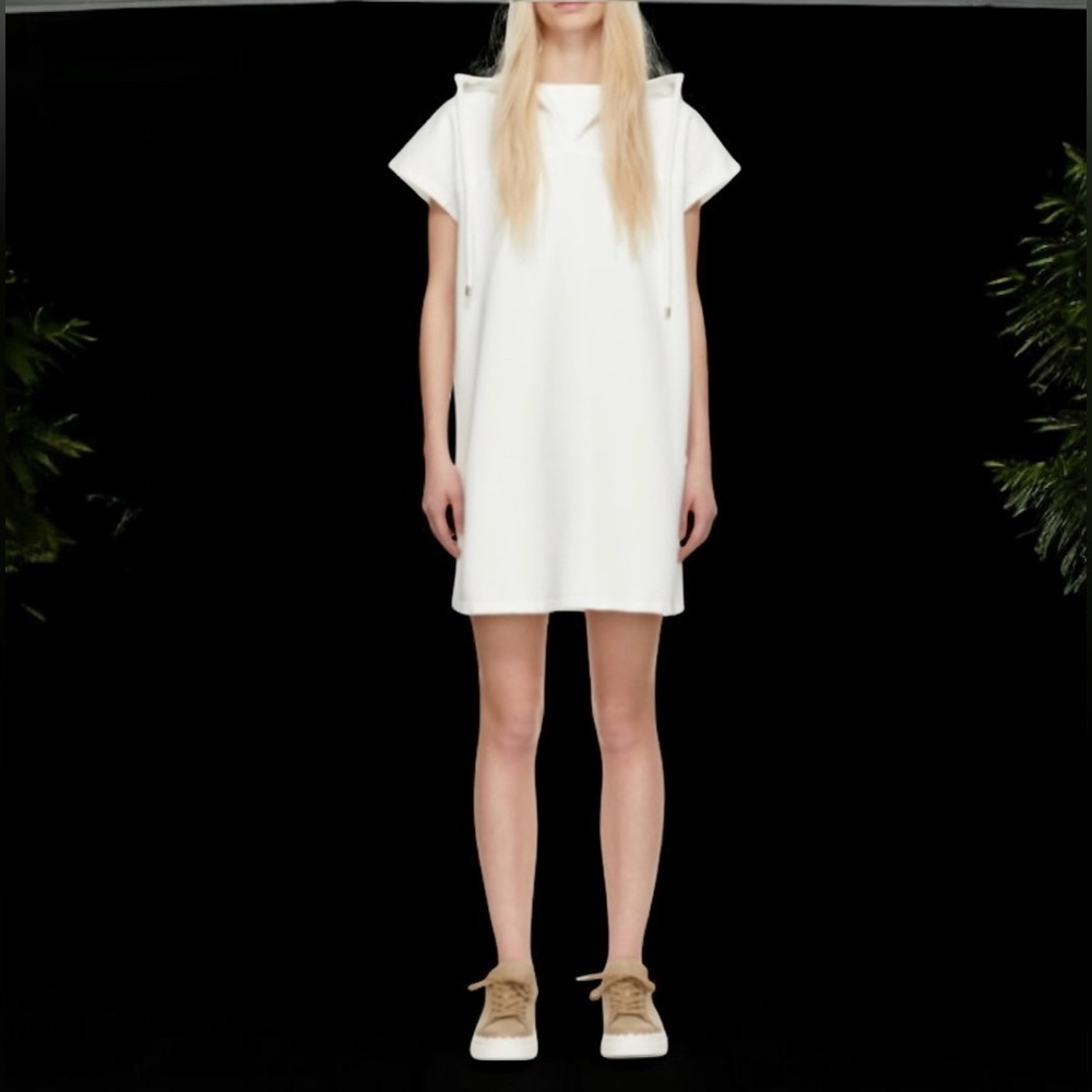 See by Chloe white hoodie mini dress sm - Picture 10 of 10